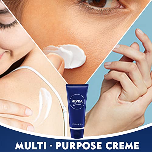 NIVEA Nourishing Moisture Collection Skin Care Set, Nourishing Care Body Wash, 20 Fl Oz Bottle + Body Lotion, 13.5 Fl Oz Bottle + Hand Cream, 2.6 Oz Tube + Moisture Lip Care Balm, 0.17 Oz Stick