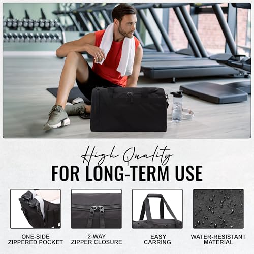 Jetstream Heavy Duty Hockey Bag | Multi Pocket Travel Duffel Bag | Large Sports Gym Equipment with Water Repellency | Foldable Luggage Bag with Padded Handles For Camping (36 Inch, Blue)