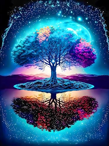 Zythron Flowers Diamond Art Kits for Adults,5D Flower Diamond Painting Kits for Beginner,DIY Round Full Drill Diamonds gem Art for Home Decor Crafts Kits 14x14 Inch