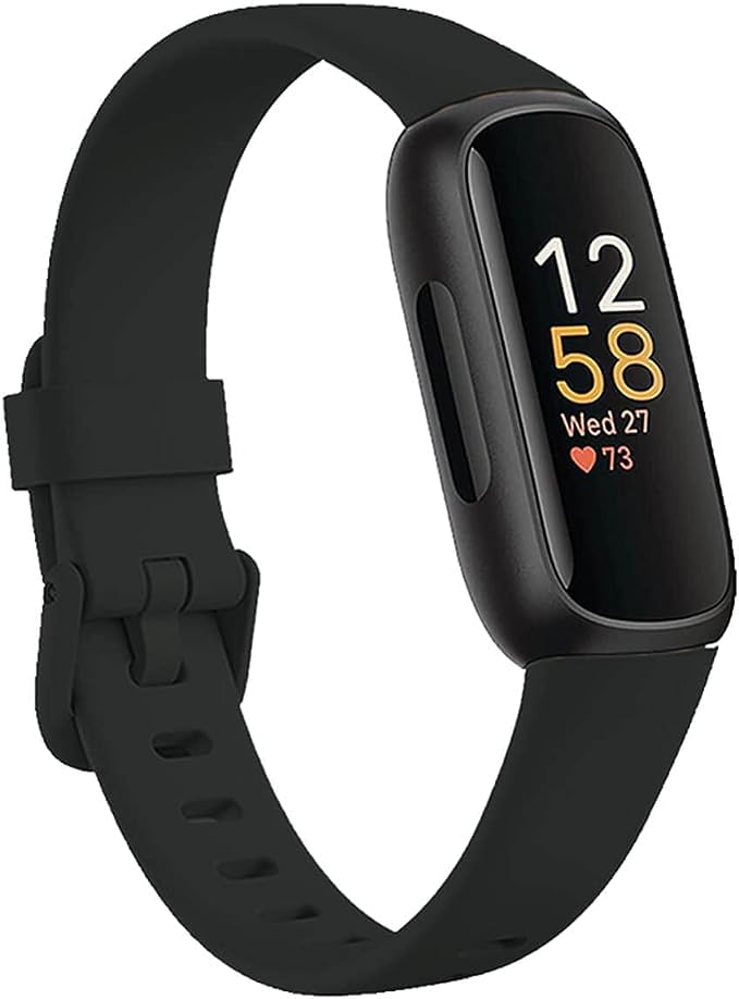 Baaletc Compatible with Fitbit Inspire 3 Bands for Men Women, Soft Silicone Sport Wristband Strap Band Bracelets for Inspire 3, Small Large (grey, Large:6.7"-8.7" Wrist)