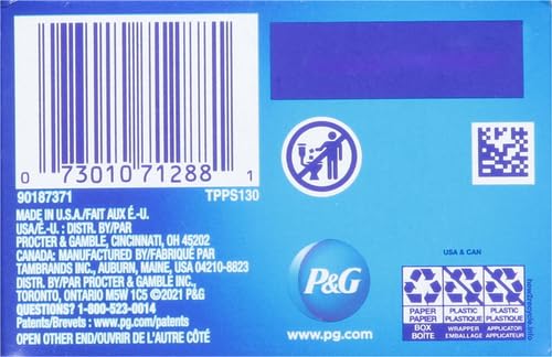 Tampax Pocket Pearl Tampons Super Absorbency with LeakGuard Braid, Unscented, 16 Count