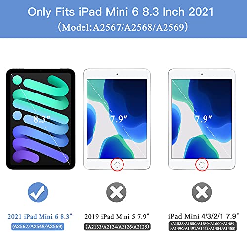 Azzsy Case for iPad Air 11 Inch M2 2024 Release, iPad Air 5th / 4th Generation 10.9 Inch Case (2022/2020),Heavy Duty Shockproof Protective Case with Pencil Holder for iPad Air 6th/5th/4th,Sky Blue