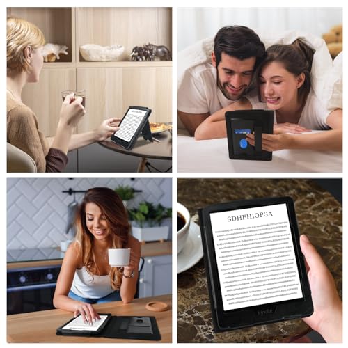 Case for Kindle Paperwhite - All New PU Leather Smart Cover with Auto Sleep Wake Feature for Kindle Paperwhite 11th Generation 6.8" and Kindle Paperwhite Signature Edition 2021 Released