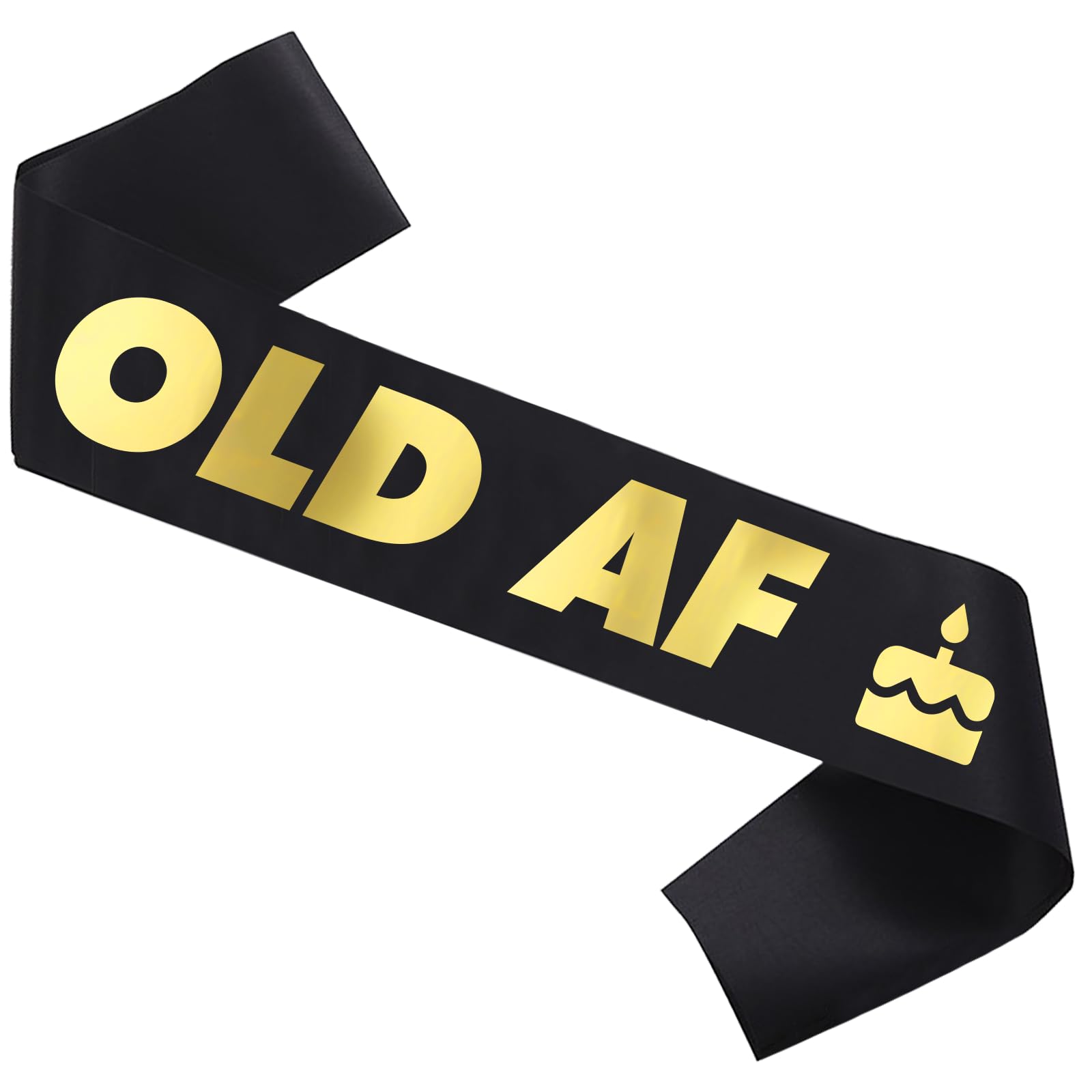 OLD AF Sash - Birthday Sash, Birthday Gifts Birthday Sash for Women, Men, Grandpa, Grandma, Party Favors Birthday Party Supplies - Old Birthday Sash - Birthday Decorations