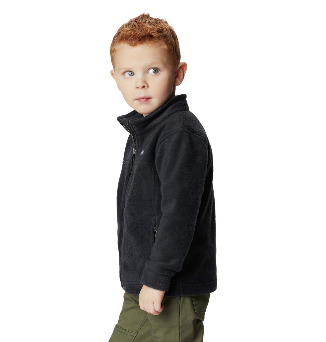 Columbia Youth Boys Steens Mt II Fleece, Black, Medium