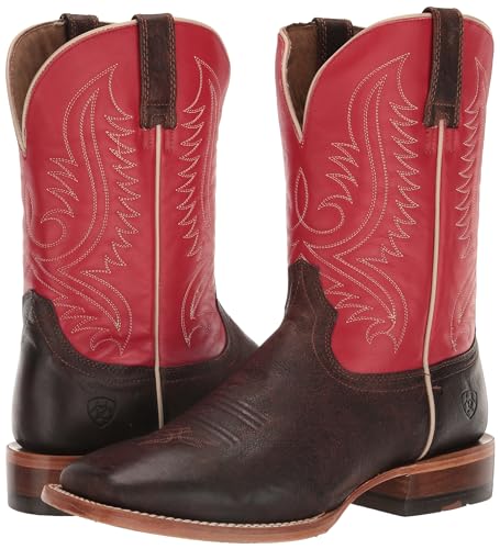 Ariat Mens Circuit Paxton Western Boot Antique Tan Hippo Print/Copper Mountain 9.5 Wide