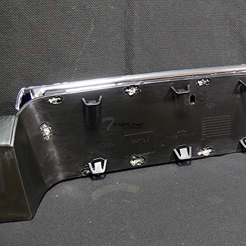 TLAPS 7422440236208 Compatible With 2007-2014 GMC Yukon/XL/Denali Chrome Mesh Front Lower Bumper Grill Grille