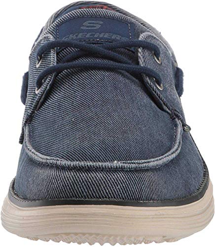 Skechers mens Status 2.0 - Lorano Oxford, Navy, 10.5 US
