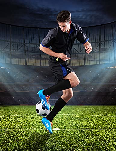 FITRELL 2/3 Pack Soccer Socks For Youth Kids Adult Baseball Softball Football Socks For Men Women Boys Girls, Pink,Small