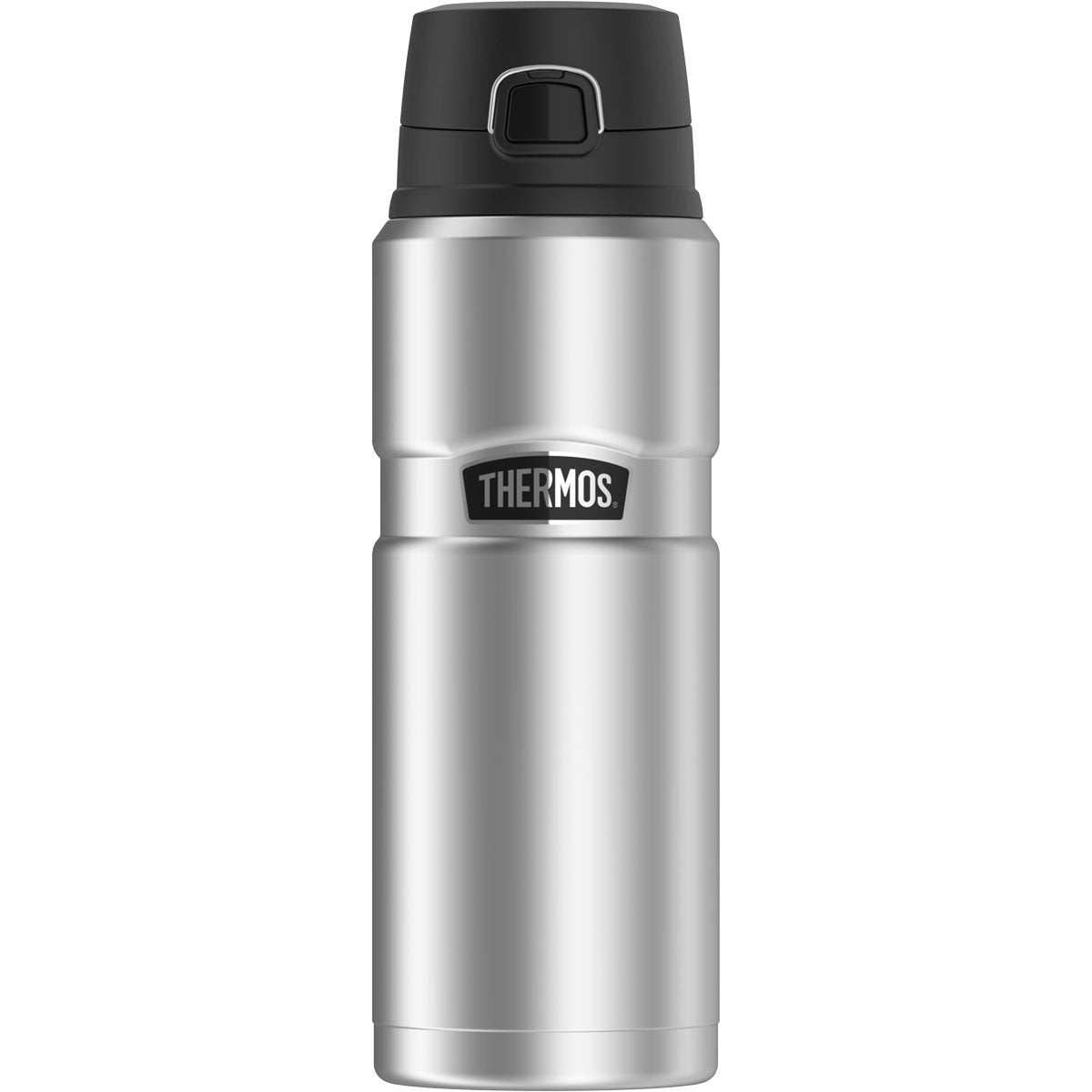 THERMOS Stainless King Vacuum-Insulated Drink Bottle, 24 Ounce, Matte Steel