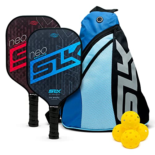 2024 SLK by Selkirk Pickleball Paddles | Featuring a Multilayer Fiberglass and Graphite Pickleball Paddle Face | SX3 Honeycomb Core | Pickleball Rackets Designed in The USA for Traction and Stability