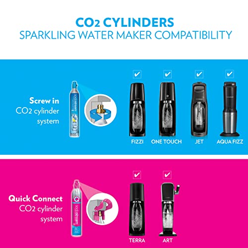 SodaStream Art Sparkling Water Maker Bundle in Black - includes CO2, Carbonating Bottle, and bubly 6-Flavor Variety Pack