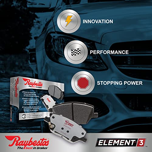 Raybestos Element3 EHT™ Automotive Replacement Front Brake Pad for Selected 2017-2023 Honda CR-V, 2023 Honda HR-V, 2017-2019 Honda Clarity (EHT2036H)