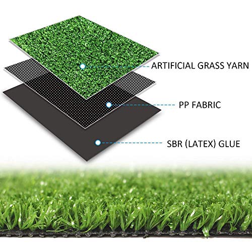 Goasis Lawn Artificial Grass Turf Lawn - 2FTX3FT(6 Square FT) Indoor Outdoor Garden Lawn Landscape Synthetic Grass Mat