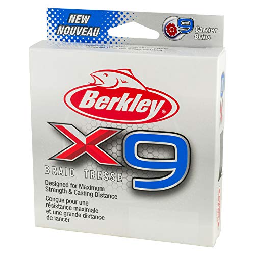 Berkley x9 Braid Superline, Suitable for Freshwater Environments