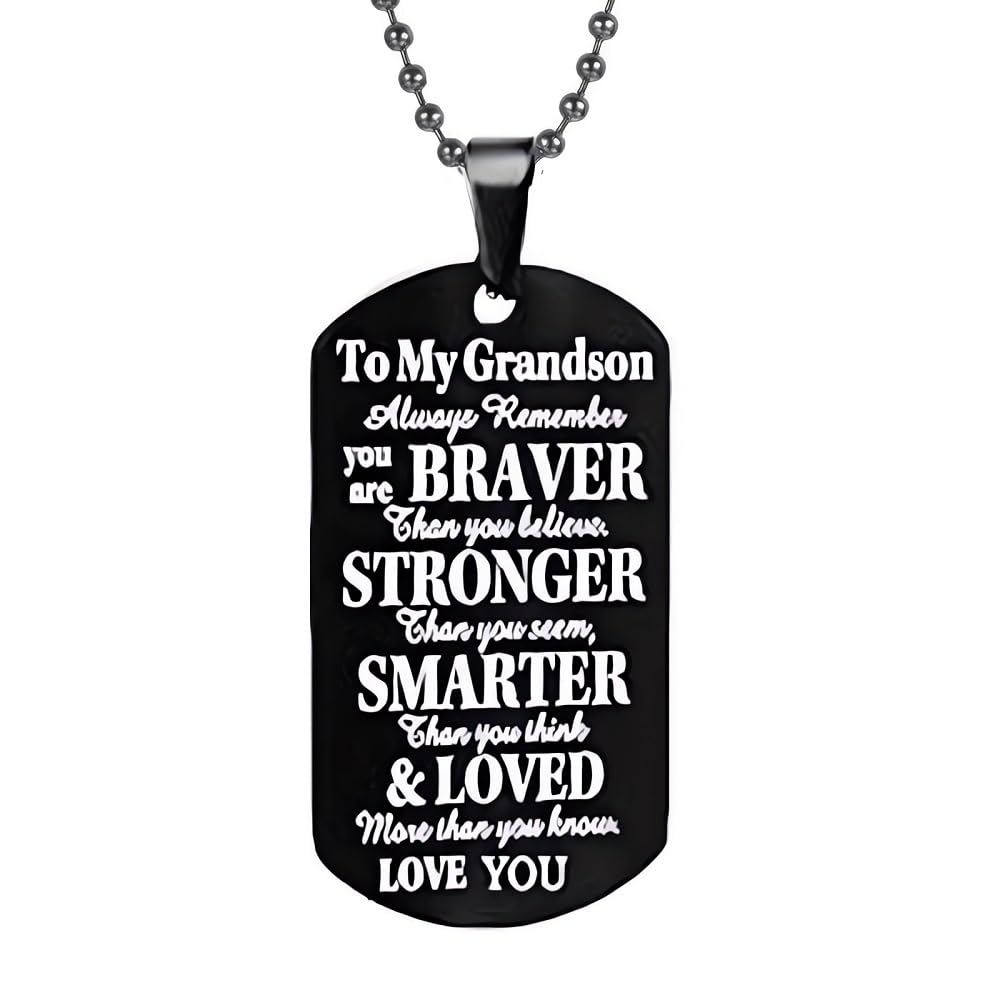 Udaney to My Grandson Pocket Watch and Keychain Set from Grandpa/Grandma Christmas/Birthday Gifts for Grandson