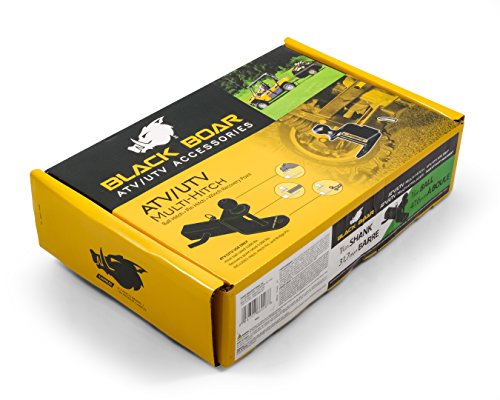 Black Boar ATV/UTV Mount with Hitch Ball and Winch Strap Loop (1 7/8" Ball, 1 1/4" Shank) (66026)