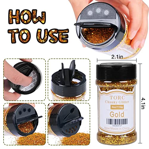TORC Purple Chunky Glitter 1 Pound 16 OZ Glitter for Resin Crafts Tumblers Cosmetic Makeup Nail Art Festival Decoration