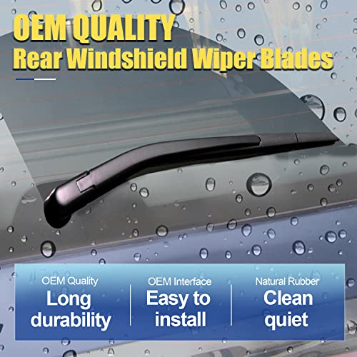 3 wipers Replacement For 2011 2012 2013 2014 2015 2016 2017 BMW X3, Windshield Wiper Blades Original Equipment Replacement - 26"+20"+13" (Set of 3) Side Lock