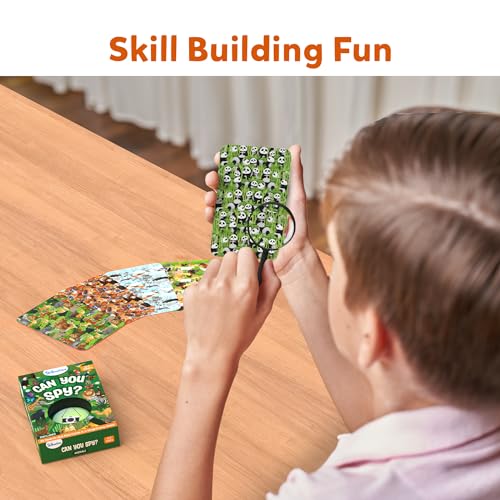 Skillmatics Party Favors (Pack of 15) - Can You Spy Animals Cards Set, Goodie Bag for Kids, Play Search & Find Educational Games, Gifts for Girls, Boys Ages 4, 5, 6, 7