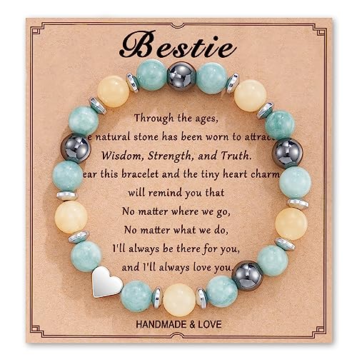 HGDEER Bestie Gifts for Women Best Friend Birthday Christmas Gifts, Easter Basket Stuffers Gifts for Women