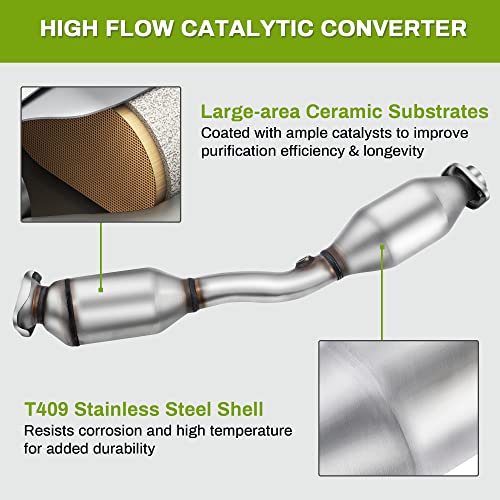 AUTOSAVER88 Catalytic Converter Compatible with 2007-2012 Versa 1.8L / 2009-2010 Versa 1.6L (EPA Compliant)