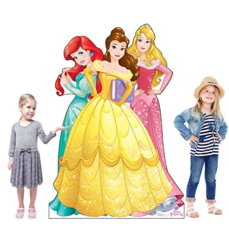 Cardboard People Princess Collage Life Size Cardboard Cutout Standup - Disney