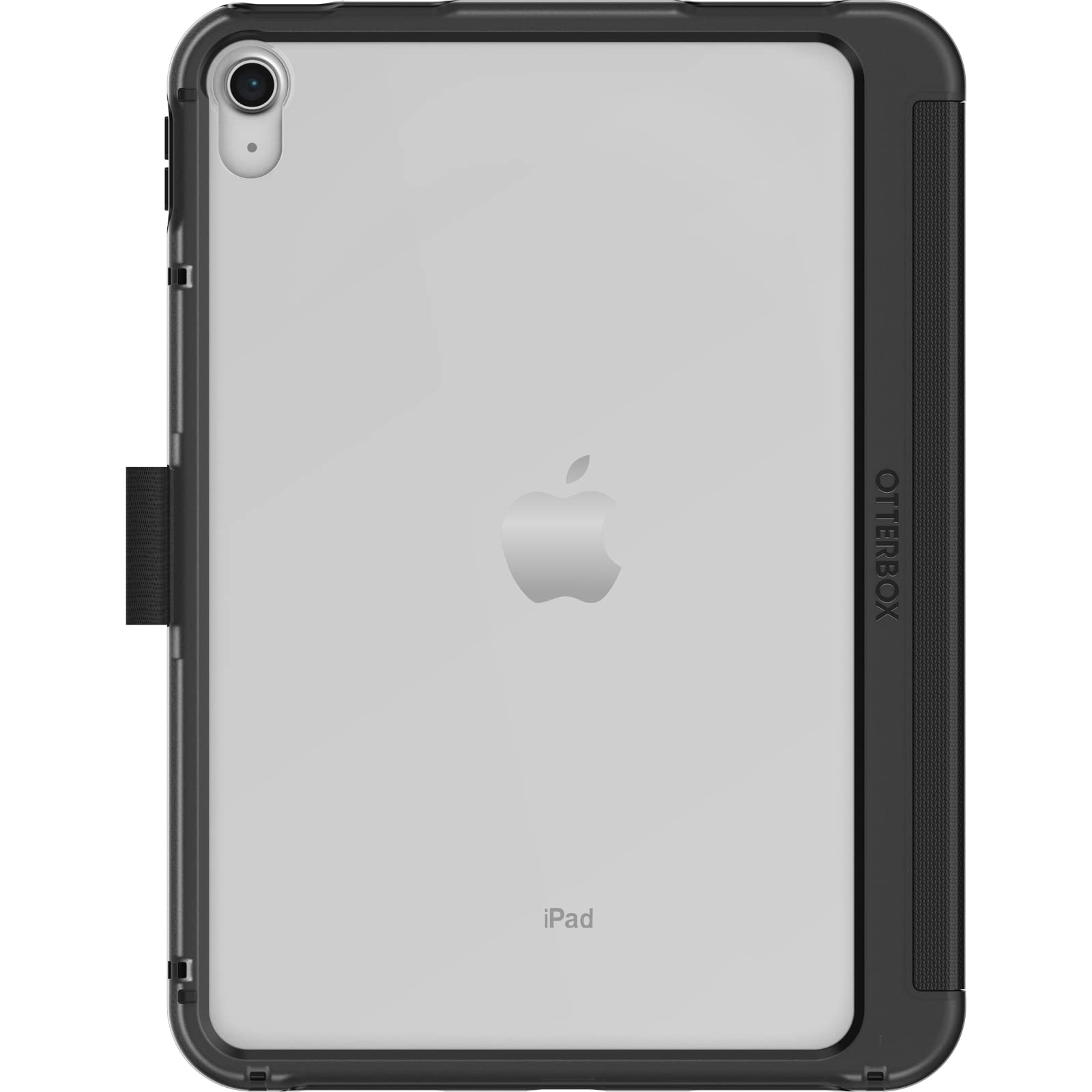 OtterBox SYMMETRY FOLIO SERIES case for iPad 10th Gen (ONLY) - STARRY NIGHT (Clear/Black/Dark Grey), Ultra-sleek design, Multiple Viewing Positions, Magnetic Sleep/Wake Cover (Non-Retail Packaging)