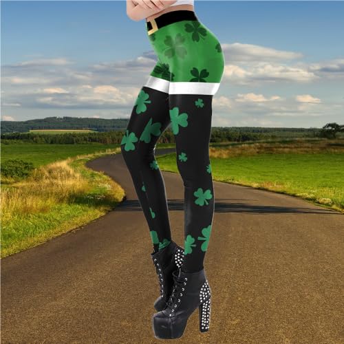 Deresagrl Womens Halloween Leggings Costume Cosplay Pumpkin Printed Stretchy High Waisted Yoga Tights