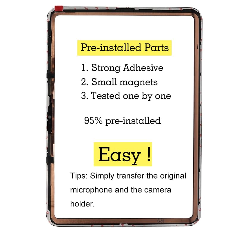 GoodFixer [NO LCD] for iPad 10 (10th Generation) A2696 A2757 A2777 Screen Replacement Digitizer Touch Glass Kits, for iPad 10th Gen (2022 Released) 10.9 Inch, Full Repair Sets, No fit Pro/Air