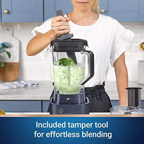 Oster Pro Series 2-in-1 Kitchen System with XL 9-Cup Tritan Jar, Food Processor and Tamper Tool