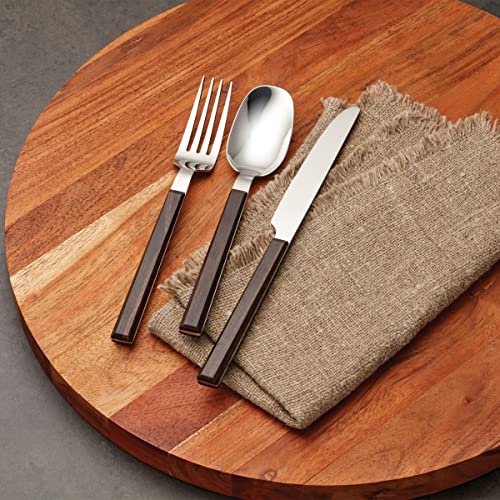 Hampton Forge 894318 Henley Brown 16 Piece Flatware Set