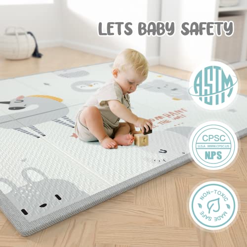 Baby Playpen,Playpen, Playpen for Babies and Toddlers, Play Pen for Kids, Play Pens for Babies and Toddlers for Apartment (47 * 47 inch Grey with mat)