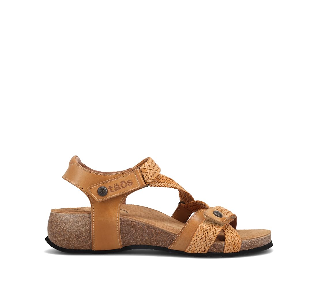 Taos Footwear Women's Trulie Camel Sandal 9-9.5 (M) US