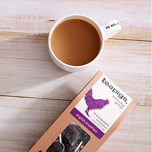 teapigs Black Tea Bags Made With Whole Leaves Pack of Tea Bags, english breakfast, 50 Count (5423)