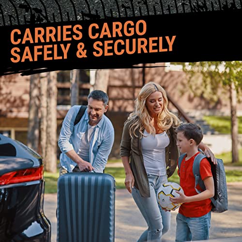 Grit Performance Cargo Net for SUV - 3 x 4 Foot, Heavy-Duty, Mesh Square Bungee Netting with 12 Hooks, 12 Black Clips and Storage Bag - Holds Small and Large Loads