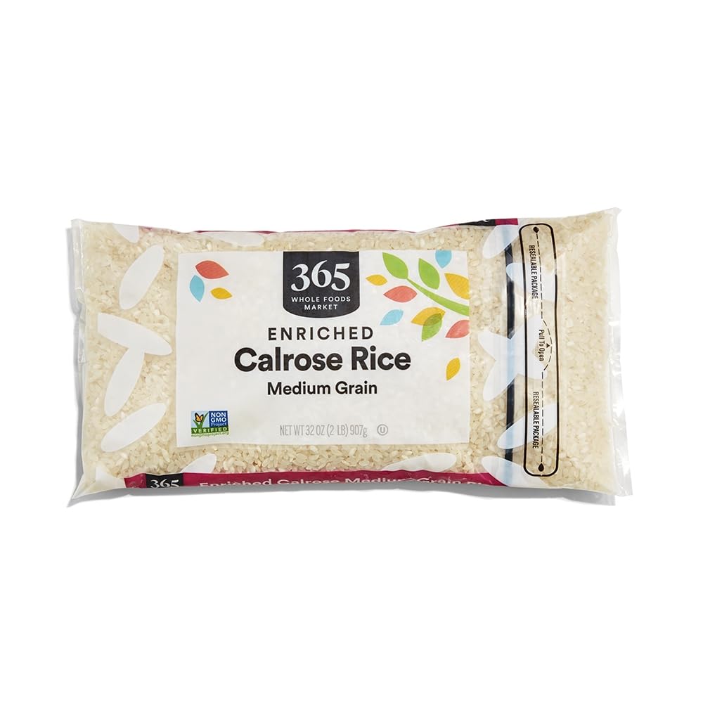 365 by Whole Foods Market, Rice Medium Grain Calrose Enriched, 32 Ounce