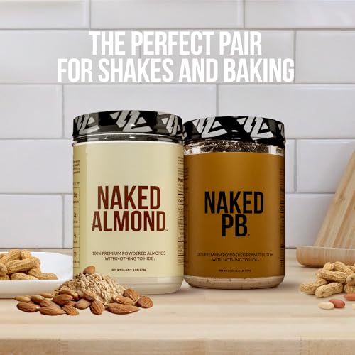 1.5 LB Powdered Peanut Butter from US Farms – Bulk, Only 1 Ingredient - Roasted Peanuts, Vegan, No Additives, Preservative Free, No Salt, No Sugar - 45 Servings - NAKED PB