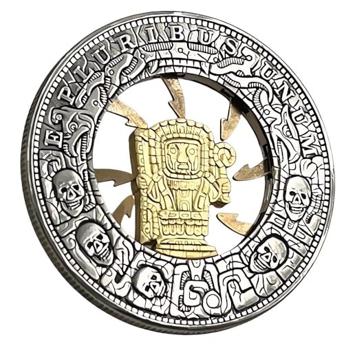 Movable Mechanism Coin Roman Booteen Amazing Art ' Trap Coin' Hobo Nickel Morgan Dollar Magic Coin Collectible Creative Gift Handmade Commemorative Coin (Antique Color)