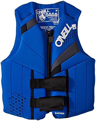 O'Neill Teen Reactor USCG Life Vest, Pacific/Coal/Black, 1SZ