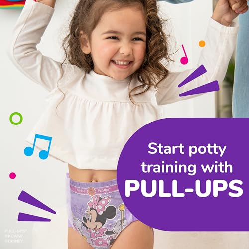 Pull-Ups Girls' Potty Training Pants, Size 2T-3T Training Underwear (16-34 lbs), 23 Count