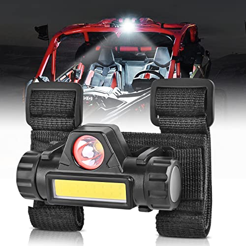 Nilight UTV Dome Light Universal 1.5”-2.0” Roll Bar Mount LED Interior Light Spot Flood Combo Beam LED Light for UTV ATV Can-Am Polaris RZR Dune Buggy Golf Cart Off-Road Vehicle Boat