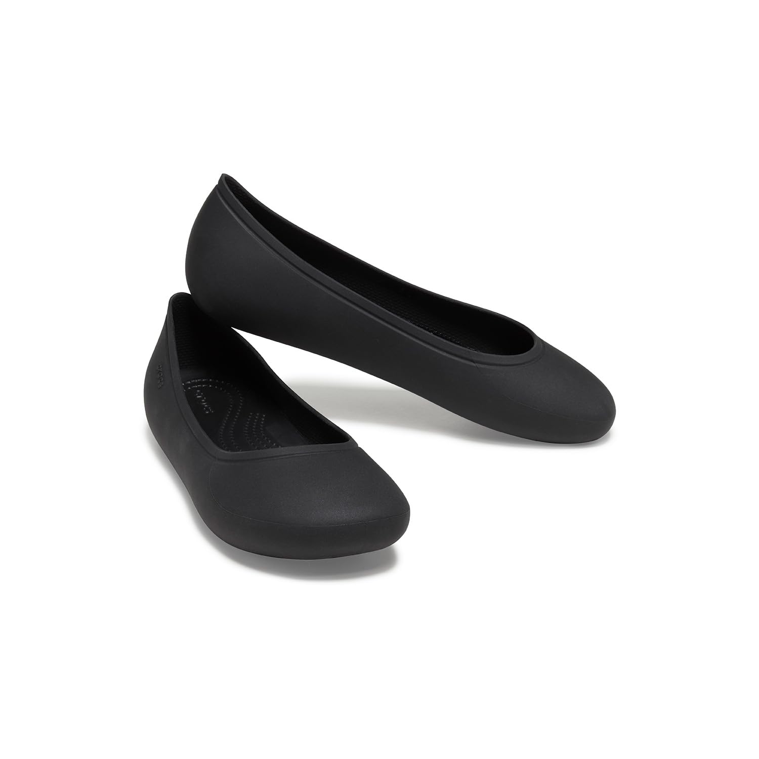 Crocs Women's Brooklyn Flats Ballet, Black, Numeric_4
