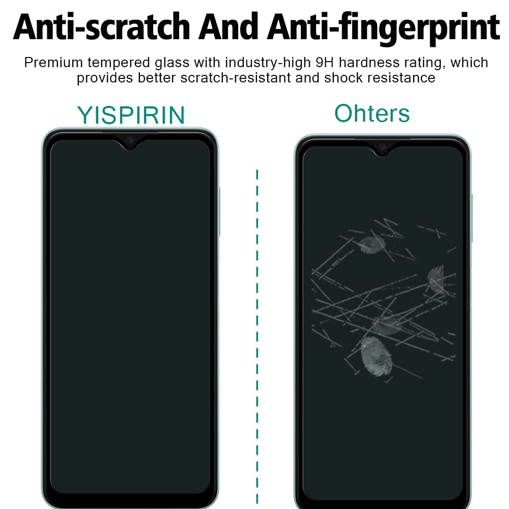 ASWSKI [2 Pack] for Samsung Galaxy A13 5G Screen Protector, 9H Hardness Anti-Scratch No Bubble Tempered Glass Protective Film for Samsung Galaxy A13