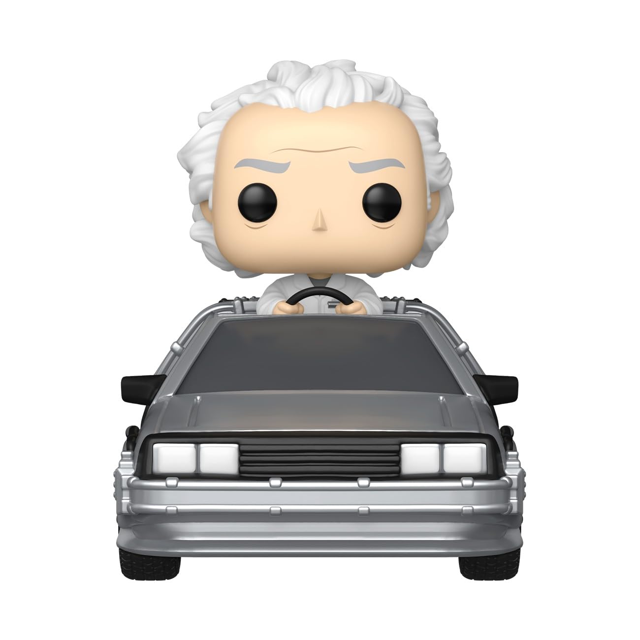 Funko Pop! Rides Deluxe: Back to The Future - Doc with Time Machine - Dr. Emmett Brown - Collectable Vinyl Figure - Gift Idea - Official Merchandise - Toys for Kids & Adults