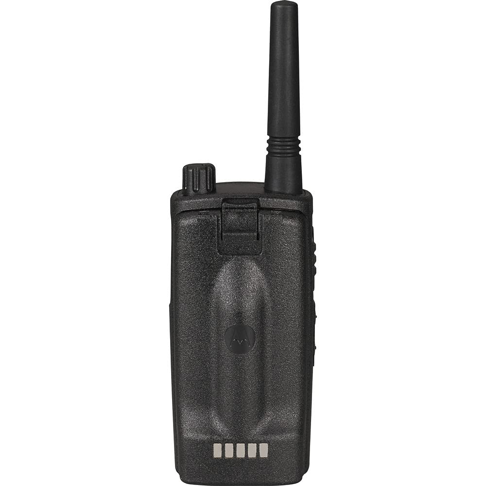 2 x Motorola RMM2050 On-Site 2-Way Radio (RMM2050) + Mic Sanitizer Spray + 2 x Microfiber Cloth - 2 Pack Bundle