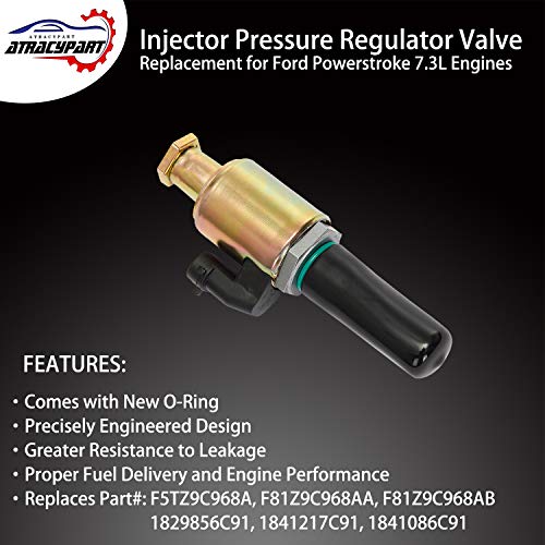 7.3 IPR Valve Injector Pressure Regulator | Replacement for 1995-2003 Ford F250 F350 F450 F550 Super Duty E350 E450 E550 Econoline Excursion | Replaces# F81Z9C968AB, F81Z9C968AA