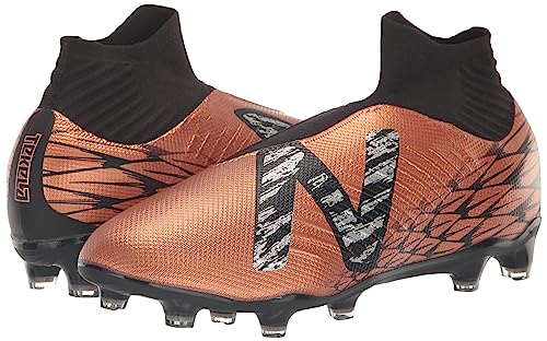 New Balance Men's Tekela V4 Magia Fg Soccer Shoe, Copper/Black, 6.5 Wide