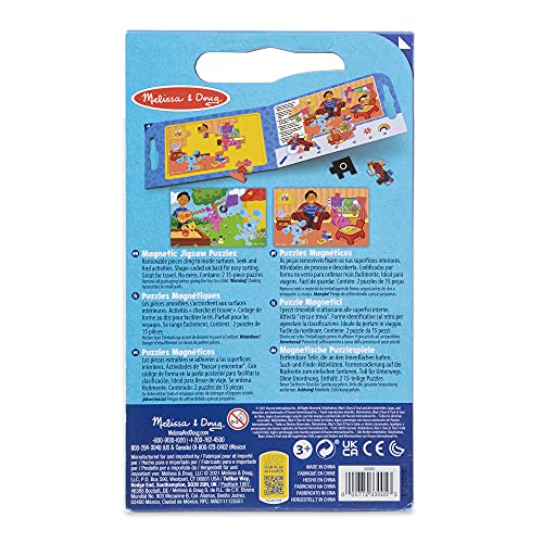 Melissa & Doug Blue's Clues & You! Take-Along Magnetic Jigsaw Puzzles (2 15-Piece Puzzles) (Pack of 4)