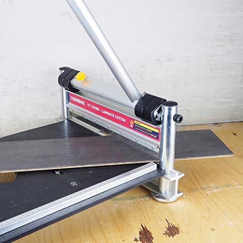 Norske Tools Newly Improved NMAP001 13 inch Laminate Flooring and Siding Cutter & Estwing - DFH-12 Rubber Mallet - 12 oz Double-Face Hammer with Soft/Hard Tips